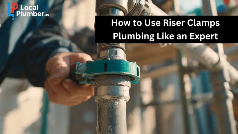 how to use riser clamps plumbing