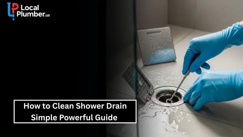 how to clean shower drain