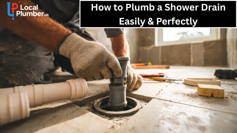how to plumb a shower drain
