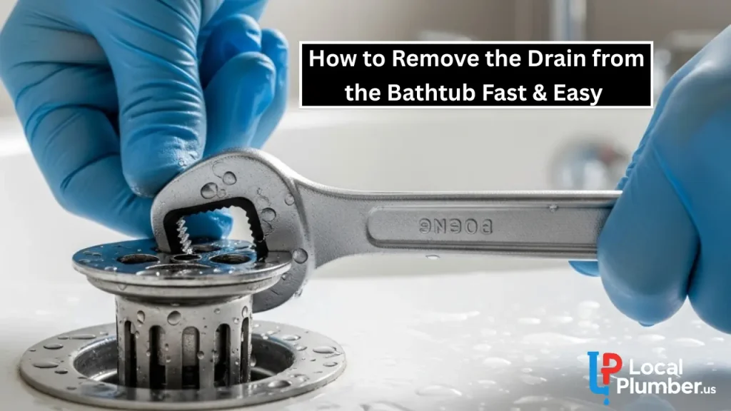 how to remove the drain from the bathtub