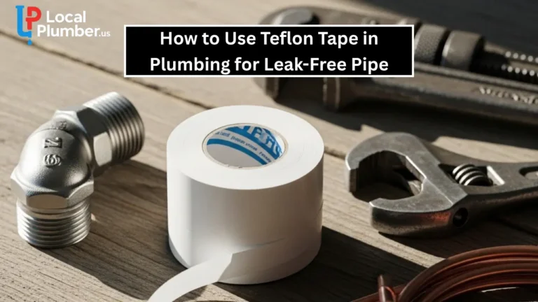 how to use teflon tape in plumbing